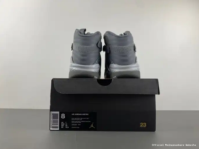 Official Maikesneakers Cool 8 305381-014 Jordan Retro Grey 0616